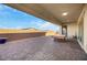 Covered patio with paver flooring and outdoor furniture at 6364 Cambridge Creek Ct, Las Vegas, NV 89149