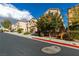 Two-story house with tree and street view; nice curb appeal at 6382 Lonesome Lake St, Las Vegas, NV 89148