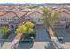 Aerial view of house and neighborhood, showcasing curb appeal at 6607 Musette Ave, Las Vegas, NV 89139