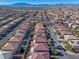 Aerial view of houses and community at 6607 Musette Ave, Las Vegas, NV 89139