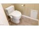 Modern toilet with bidet function in a clean bathroom at 750 Arguello Cir, Mesquite, NV 89027