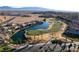 Golf course with lake and surrounding homes at 750 Arguello Cir, Mesquite, NV 89027