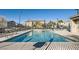 Enjoy this community pool surrounded by lush landscaping at 762 Star Estates Ave, North Las Vegas, NV 89086
