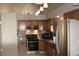 Kitchen with stainless steel appliances and granite countertops at 7712 Wedlock Ln, Las Vegas, NV 89129