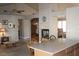 Bright living room with vaulted ceiling and cozy seating area at 7712 Wedlock Ln, Las Vegas, NV 89129