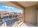 Private balcony overlooking the community and neighborhood at 8284 Arden Ladder Pl, Las Vegas, NV 89117