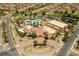 Community center with pool, tennis courts, and parking at 844 Via Serenelia, Henderson, NV 89011