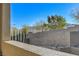 Private backyard with mountain views and block wall for privacy at 889 Ariel Heights Ave, Las Vegas, NV 89138