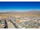 Modern houses in a developing community; aerial view at 9008 Rolling Pietra St, Las Vegas, NV 89166