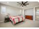 Bright bedroom featuring a comfortable bed and ample closet space at 9008 Rolling Pietra St, Las Vegas, NV 89166