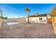 Large backyard area with a concrete slab at 133 Dogwood St, Henderson, NV 89015