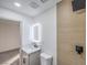 Modern bathroom with walk-in shower and updated vanity at 133 Dogwood St, Henderson, NV 89015