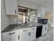 Modern kitchen features gray countertops and white cabinets at 1405 Vegas Valley Dr # 337, Las Vegas, NV 89169