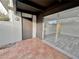 Private patio with terracotta tile flooring and sliding door access at 1405 Vegas Valley Dr # 337, Las Vegas, NV 89169