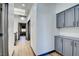 Upper level hallway with built-in storage cabinets at 1717 Imperial Cup Dr, Las Vegas, NV 89117