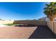 Spacious backyard with gravel, artificial turf, and block wall at 1850 Banaba Ln, Las Vegas, NV 89156