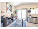 Kitchen with breakfast nook, modern appliances, and abundant light at 1861 Ridgefield Dr, Las Vegas, NV 89108