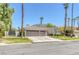 Two-car garage and a well-manicured lawn at 1926 Dresden Ct, Henderson, NV 89014