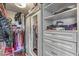 Large walk-in closet with ample shelving and drawers at 200 Sahara Ave # 1708, Las Vegas, NV 89102