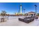 Relaxing pool area with lounge chairs and city views at 200 Sahara Ave # 1708, Las Vegas, NV 89102