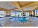 Indoor hot tub with large windows and scenic view at 2373 Rosendale Village Ave, Henderson, NV 89052