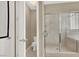 Bathroom with toilet, shower, and updated fixtures at 2423 Blair Castle St, Henderson, NV 89044