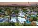 Aerial view showcasing the home's curb appeal and surrounding neighborhood at 2505 Laurie Dr, Las Vegas, NV 89102