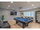 Game room featuring a pool table and flat screen TV at 2505 Laurie Dr, Las Vegas, NV 89102