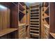 Large walk-in closet with ample shelving and hanging space at 2505 Laurie Dr, Las Vegas, NV 89102