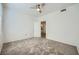 Spacious bedroom with ceiling fan and neutral carpeting at 2900 Sunridge Heights Pkwy # 1514, Henderson, NV 89052