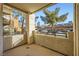 Private patio with treetop and parking views at 2900 Sunridge Heights Pkwy # 1514, Henderson, NV 89052