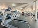 Modern cardio room with a variety of treadmills for fitness at 30 Via Mantova # 108, Henderson, NV 89011