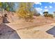 Landscaped backyard with tiered retaining walls at 3139 Ocotillo Dr, Laughlin, NV 89029