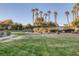 Landscaped greenbelt area with grassy lawn at 3309 Jamaica Princess Pl # 3, North Las Vegas, NV 89084