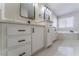 Double vanity bathroom with a soaking tub at 3446 Cactus Springs Dr, Las Vegas, NV 89115