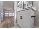 Modern bathroom with white cabinets and a stylish sink at 3446 Cactus Springs Dr, Las Vegas, NV 89115