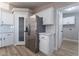 Stainless steel refrigerator and pantry in a modern kitchen at 3446 Cactus Springs Dr, Las Vegas, NV 89115