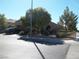 Single-story house with a two-car garage and well-manicured landscaping at 3925 Vulcan St, Las Vegas, NV 89122