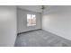 Spacious bedroom with gray carpet and window at 402 Bell Ave, Henderson, NV 89015