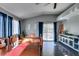 Bright dining room with a large table, chairs, and red runner at 4421 Rodman Dr, Las Vegas, NV 89130