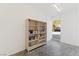 Organized garage with built-in shelving for storage at 659 I, Boulder City, NV 89005