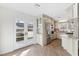 Updated kitchen with stainless steel appliances and French doors to patio at 659 I, Boulder City, NV 89005