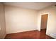 Spacious bedroom with wood flooring and a large closet at 6955 N Durango Dr # 1085, Las Vegas, NV 89149