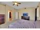 Comfortable bedroom with a king-size bed and large closet at 718 Glenwood Springs Ave, North Las Vegas, NV 89032