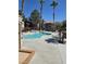 Inviting community pool with surrounding lounge chairs at 8600 W Charleston Blvd # 1129, Las Vegas, NV 89117