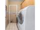 Laundry room with washer, dryer, and exterior access at 8728 Burning Hide Ave, Las Vegas, NV 89143