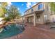 Stunning pool and patio area perfect for summer relaxation at 8728 Burning Hide Ave, Las Vegas, NV 89143