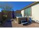 Relax in your private backyard hot tub, complete with patio and umbrella at 9577 Among Ln, Las Vegas, NV 89143