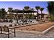 Enjoy bocce ball in this outdoor recreation area, complete with shaded seating at 9577 Among Ln, Las Vegas, NV 89143