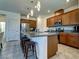 Modern kitchen with stainless steel appliances and island at 9577 Among Ln, Las Vegas, NV 89143